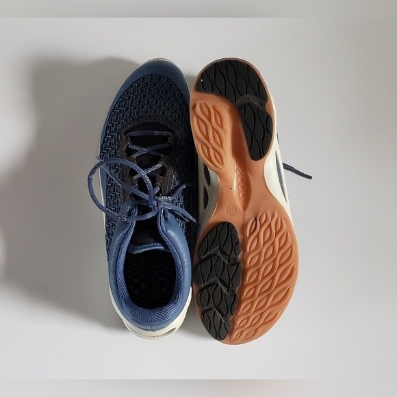 ECCO Women's Biom Fjuel Mesh Shoes Retro Blue Athletic Sneakers Size 7 - Picture 8 of 10